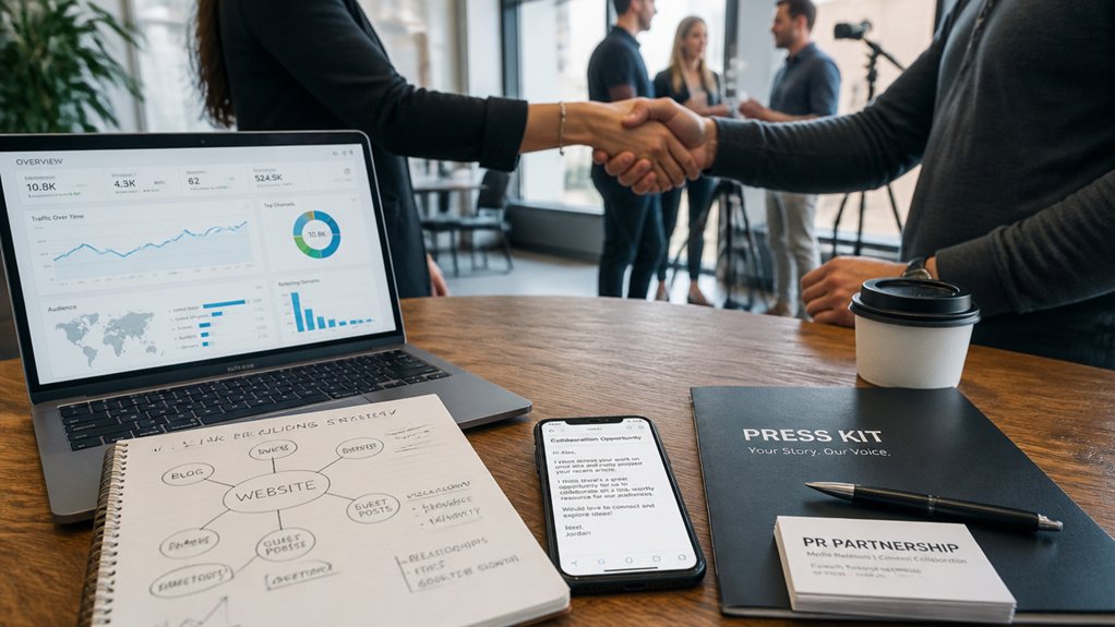 build backlinks through partnerships