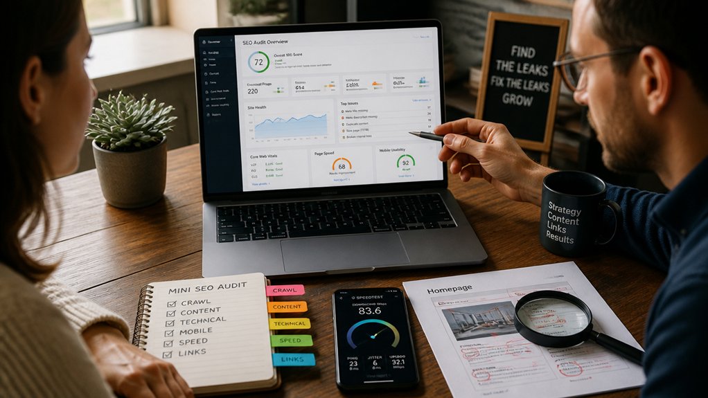 seo mini audit steps