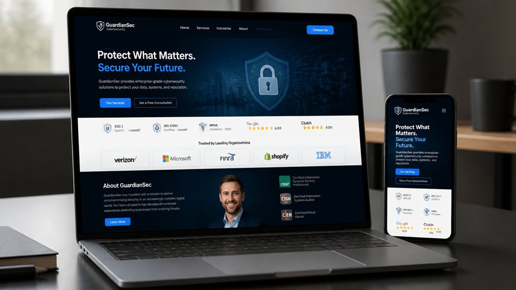 showcase trust and credibility