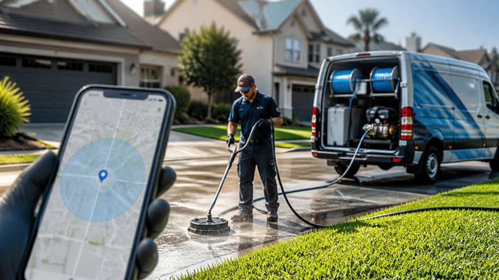 targeted local power washing campaign