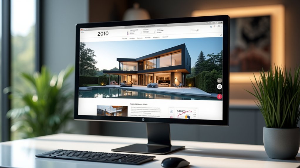 effective property homepage design